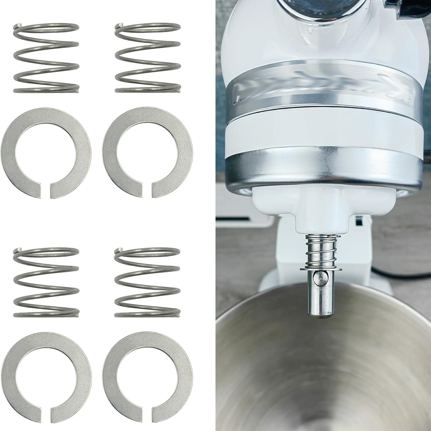 Kitchenaid Mixer Hand Mixer - 2024 New Stainless Steel Spring and