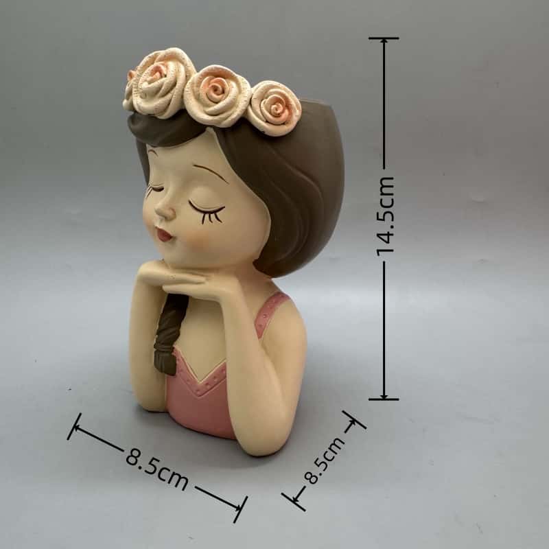 Cute Girl Flower Pot Silicone  - Potsticker Mold 评论和价格