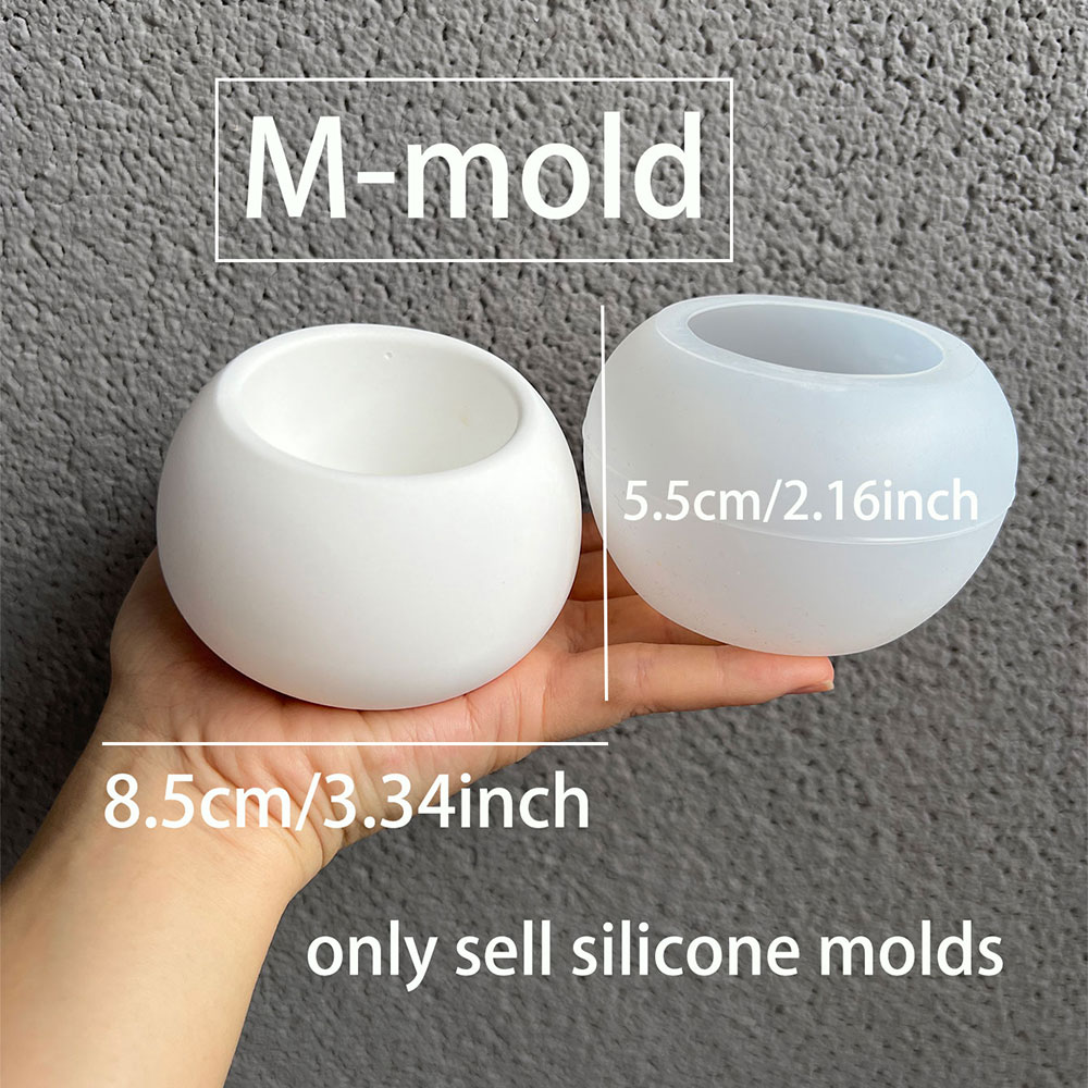 Round Candle Vessel Silicone M - Potsticker Mold 评论和价格