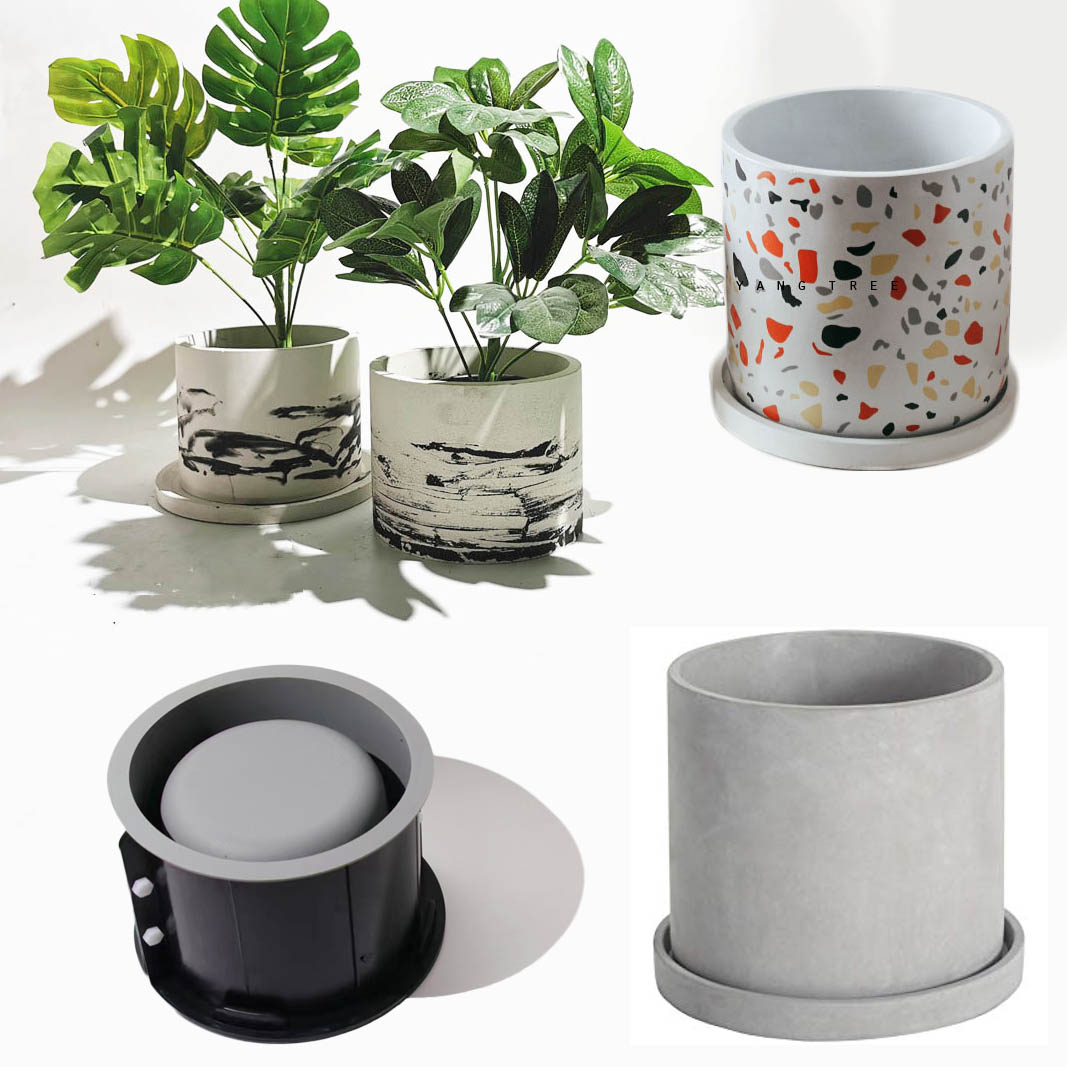 Big Flowerpot Cement Mold, Rou - Potsticker Mold 评论和价格