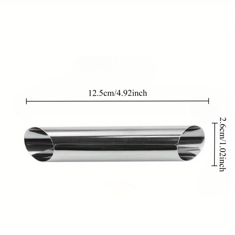 Cannoli Tubes Stainless Steel  - Danish Pancake Pan 评论和价格